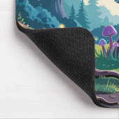 Tapis De Souris Un champignon violet (Coin)