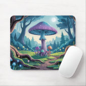 Tapis De Souris Un champignon violet (Avec souris)