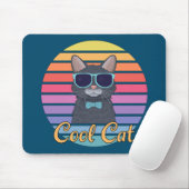 Tapis De Souris Un chat Cool (Avec souris)