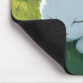 Tapis De Souris Un chaton blanc image de sommeil (Coin)