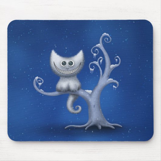 Tapis De Souris Un chaton de Cheshire (Noël) (Devant)