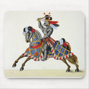 Tapis De Souris Un chevalier à un tournoi, plat 'd'une histoire d
