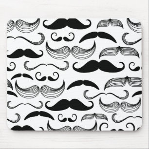 Tapis De Souris Un club des messieurs. Motif 2 de moustache