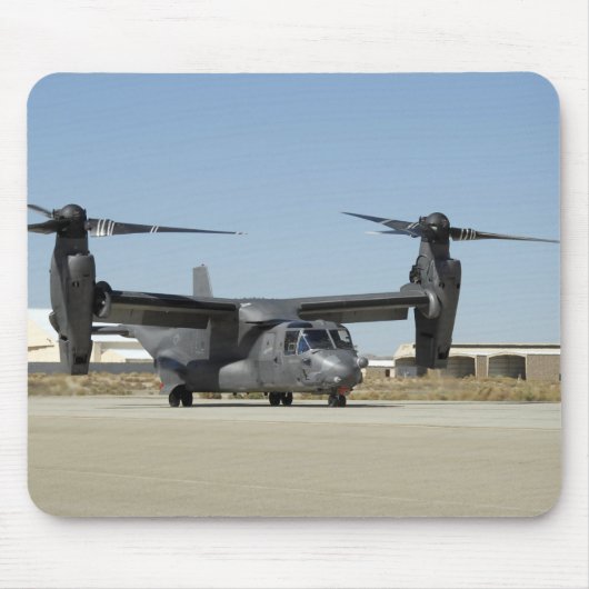 Tapis De Souris Un CV-22 Osprey se prépare au décollage (Devant)