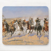Tapis De Souris Un Dash Pour Le Bois Par Frederick Remington (Devant)