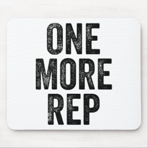 Tapis De Souris Un De Plus Rep Gym Weightlifter Bodybuilder
