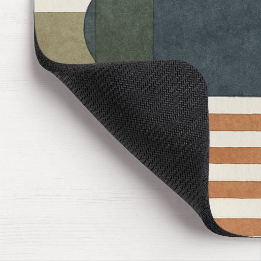 Tapis De Souris Un design abstrait moderne avec un geo superposé (Coin)