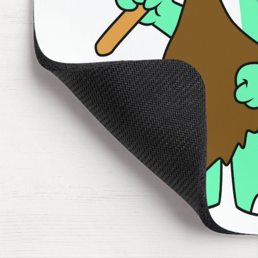 Tapis De Souris Un Dessin Tyrannosaurus Rex Caveman. (Coin)