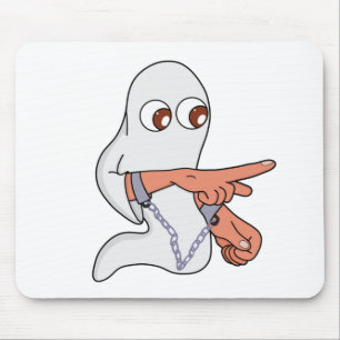 Tapis De Souris Un fantôme enchaîné vers l'avant