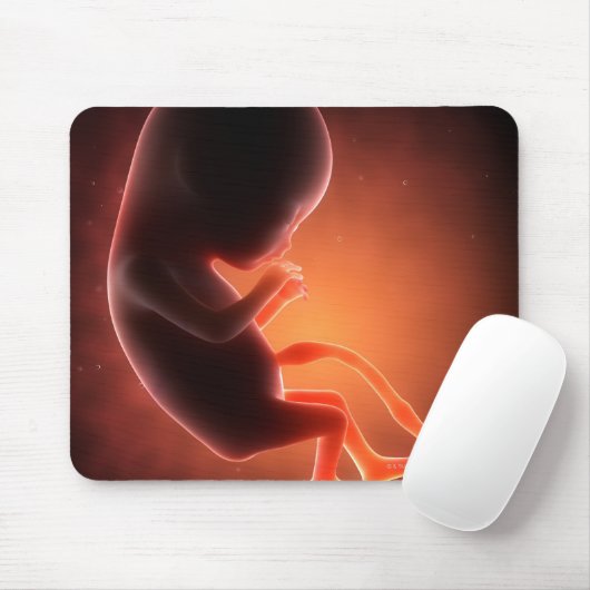 Tapis De Souris Un foetus âgé de deux mois (Avec souris)