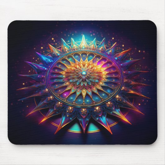Tapis De Souris Un Fractal de Triangle de Sierpinski (Devant)