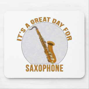 Tapis De Souris Un grand jour pour le saxophone
