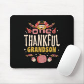Tapis De Souris Un Grandson Remercié Tee Automne Thanksgiving Auto (Avec souris)