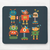 Tapis De Souris Un joli robot design pour enfants (Devant)