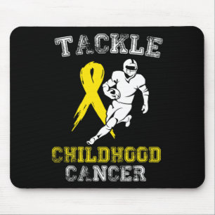 Tapis De Souris Un joueur de football s'attaque à la sensibilisati