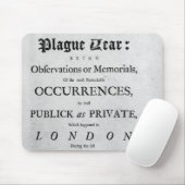 Tapis De Souris Un journal de l'année de peste, 1665 (Avec souris)