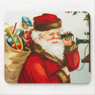 Tapis De Souris Un joyeux Noël Père Noël par Ellen Clapsaddle