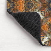 Tapis De Souris Un kaléidoscope plus foncé d'abeilles de miel - (Coin)