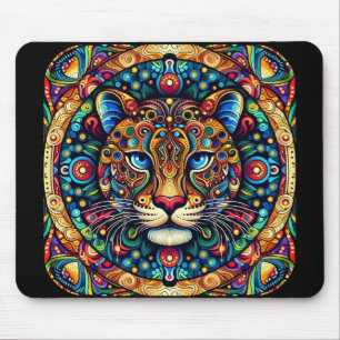 Tapis De Souris Un léopard majestueux - Souris