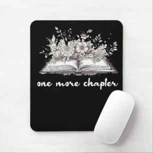 Tapis De Souris Un Livre De Chapitre De Plus Avec Fleurs