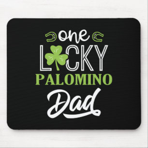 Tapis De Souris Un Lucky Palomino Horse Papa Irlandais Horseback R