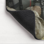 Tapis De Souris Un Marine effectue des exercices (Coin)
