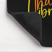 Tapis De Souris Un Merci Bibliothécaire Tee Automne Automne Thanks (Coin)