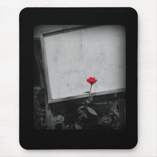 Tapis De Souris Un Mousepac à fleurs rouges (Devant)