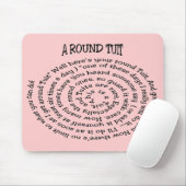 Tapis De Souris Un Mousepac Rose Tuit Rond (Avec souris)