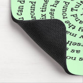 Tapis De Souris Un Mousepad Vert Tuit Rond (Coin)