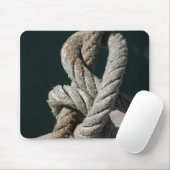 Tapis De Souris Un noeud attaché sur une jetée | Portugal (Avec souris)