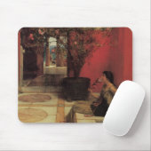 Tapis De Souris Un Oleander par Alma Tadema, Fleurs de collection (Avec souris)