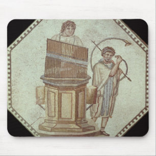 Tapis De Souris Un organiste et un joueur de klaxon amusent