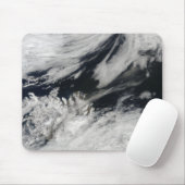 Tapis De Souris Un panache gris pâle souffle du sommet (Avec souris)