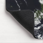 Tapis De Souris Un panache volcanique de la caldera Rabaul (Coin)