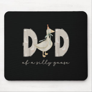 Tapis De Souris Un Papa d'oie idiot 1er Premier Anniversaire Famil