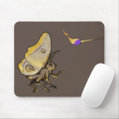 Tapis De Souris Un papillon à flamme (Avec souris)
