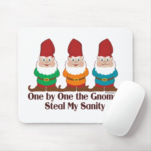 Tapis De Souris Un Par Un Les Gnomes (Avec souris)