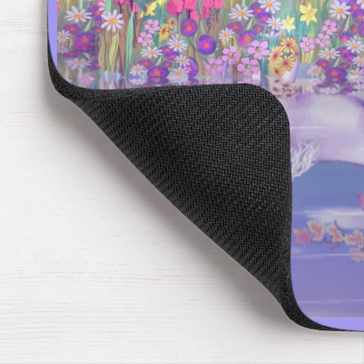 Tapis De Souris Un paradis mauve (Coin)