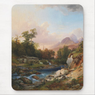 Tapis De Souris Un paysage de montagne au charme raffiné