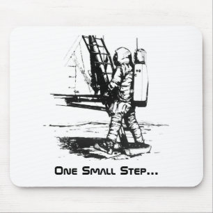 Tapis De Souris Un Petit Pas Apollo 11 Lune Atterrissage
