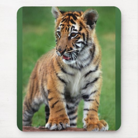 Tapis De Souris Un petit tigre mignon (Devant)