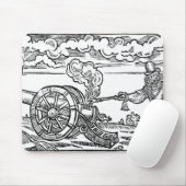 Tapis De Souris Un Pikeman allumant un canon (Avec souris)