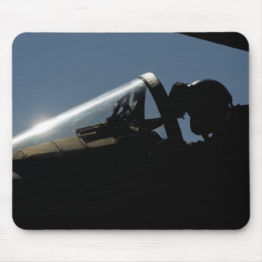 Tapis De Souris Un pilote se prépare au décollage (Devant)