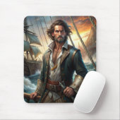 Tapis De Souris Un pirate d'un navire (Avec souris)