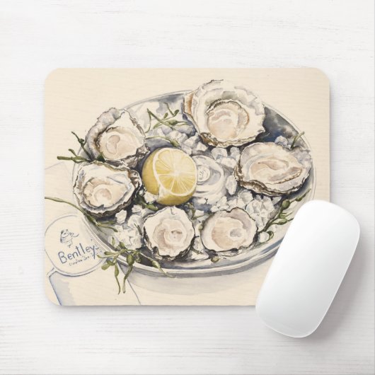 Tapis De Souris Un plat des huîtres 2012 (Avec souris)