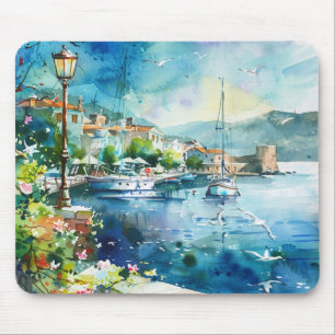Tapis De Souris Un port maritime