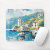 Tapis De Souris Un port maritime (Avec souris)