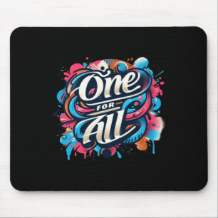 Tapis De Souris Un Pour Tous Une Tapisserie De Connexion Humaine E