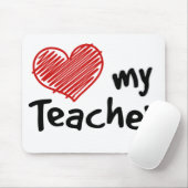Tapis De Souris Un rappel d'amour Mon professeur (Avec souris)